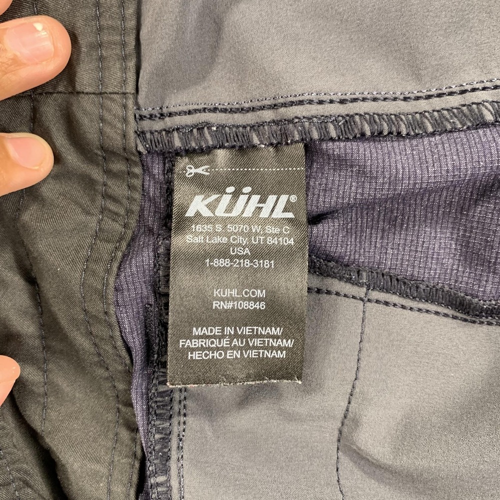 Kuhl Deceptr Pants Mens 36x30 Blue & Black Hiking Travel Stretch Tufflite EUC - Picture 10 of 16